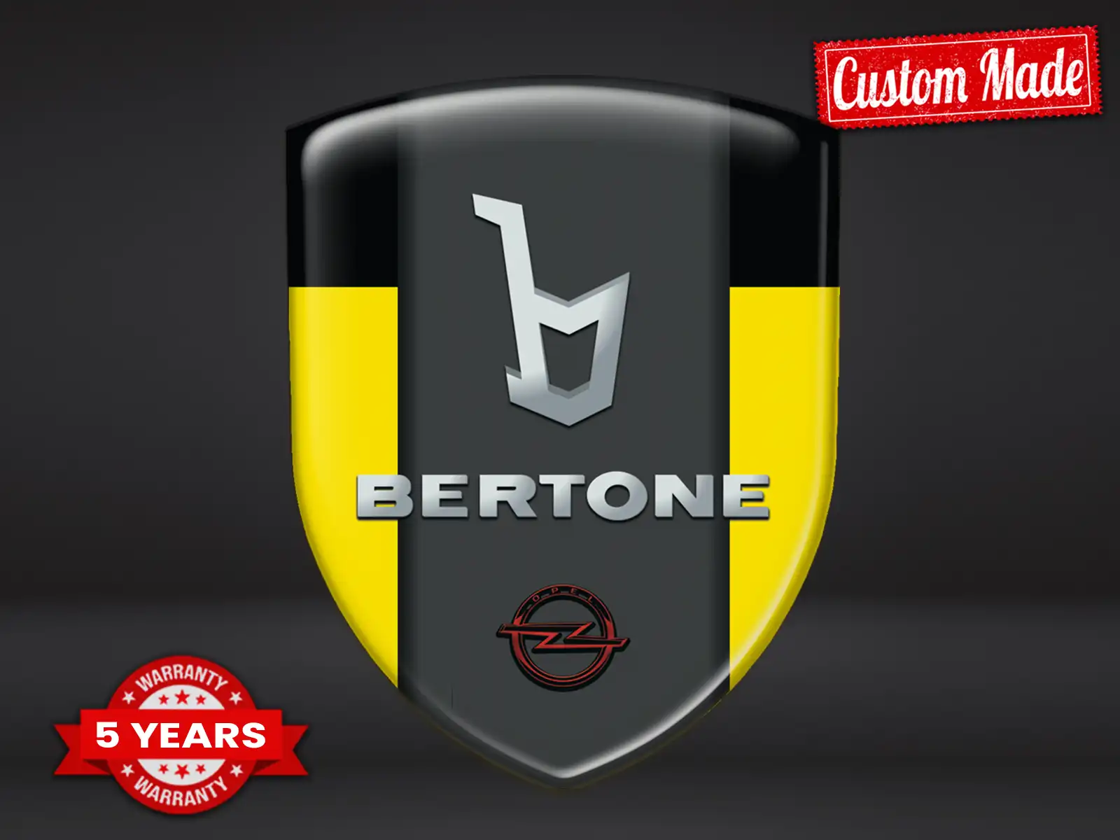 Bertone Pegatinas Parabrisas Premium Alta Calidad Derrape